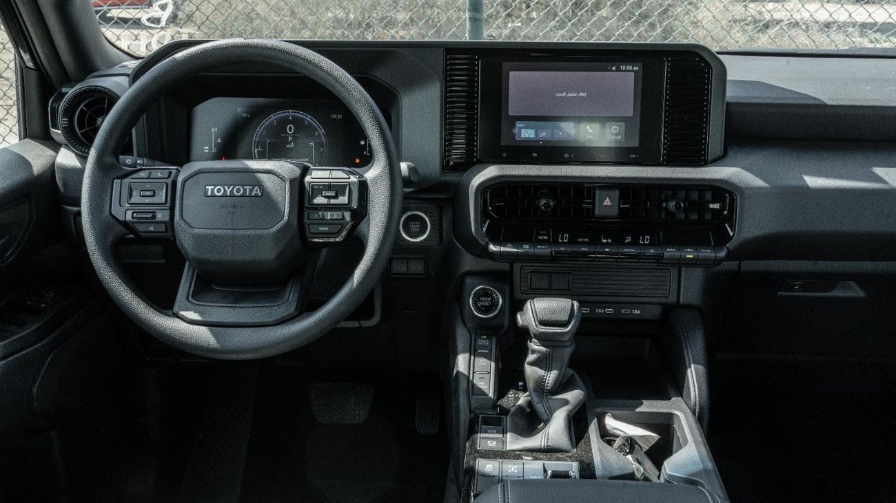 Toyota Prado 2.4L Petrol (Black-Black) Mid Option 2026