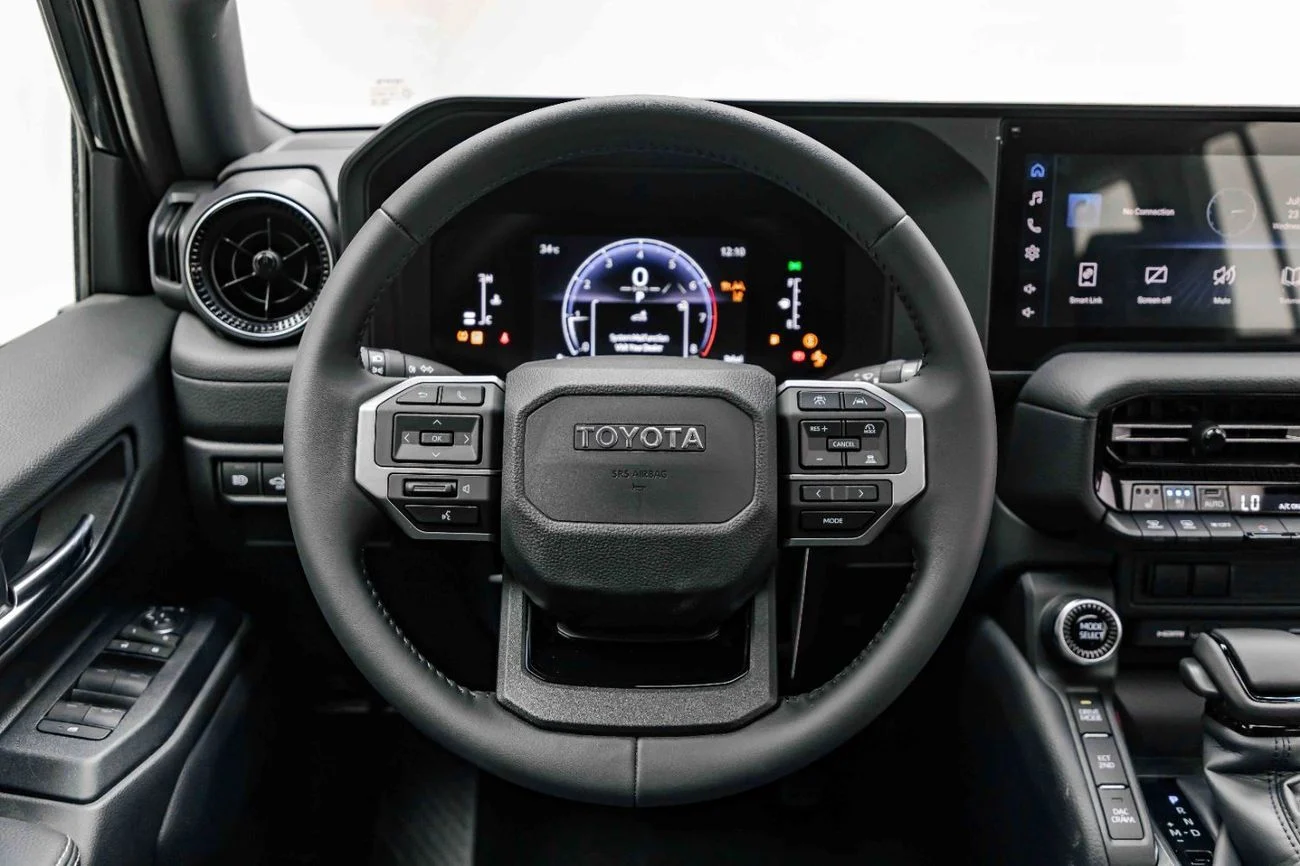 Toyota Prado MID 2.4L - Dark Grey Inside Black