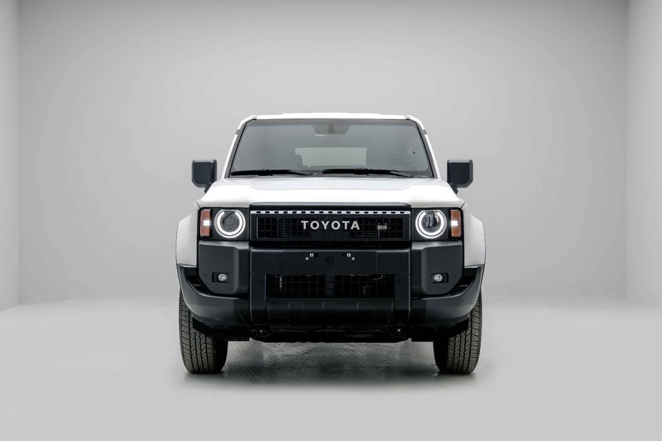 Toyota Prado Urban E 2.4L - Super White Inside Black
