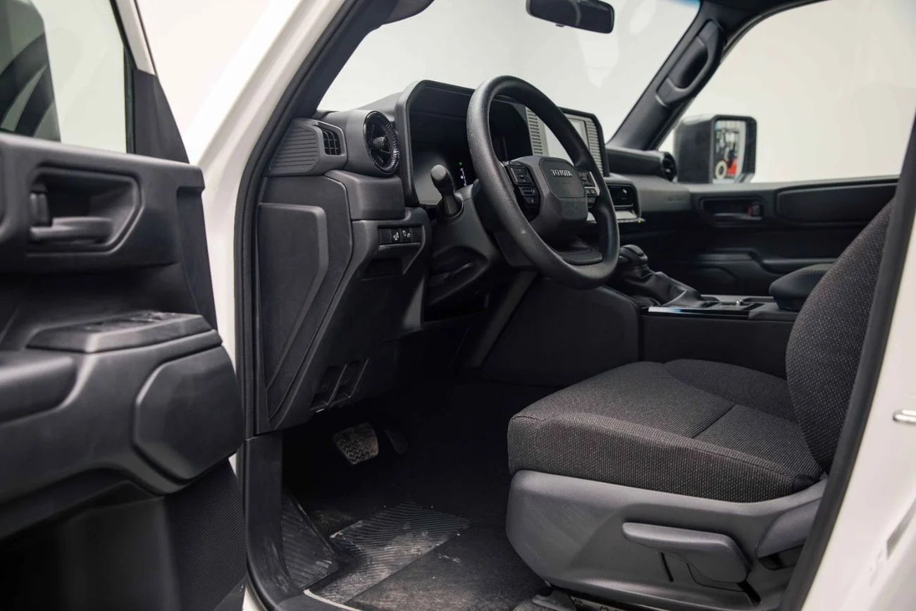 Toyota Prado Urban E 2.4L - Super White Inside Black