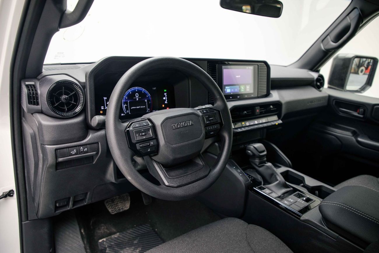 Toyota Prado Urban E 2.4L - Super White Inside Black