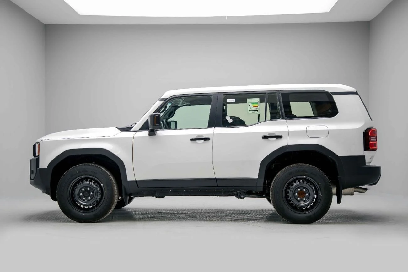 Toyota Prado Urban E 2.4L - Super White Inside Black
