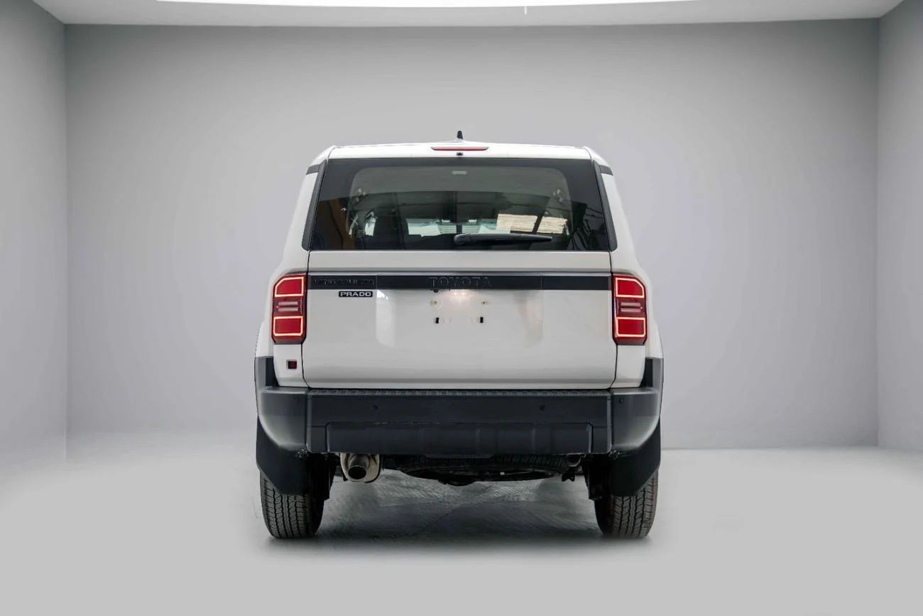 Toyota Prado Urban E 2.4L - Super White Inside Black